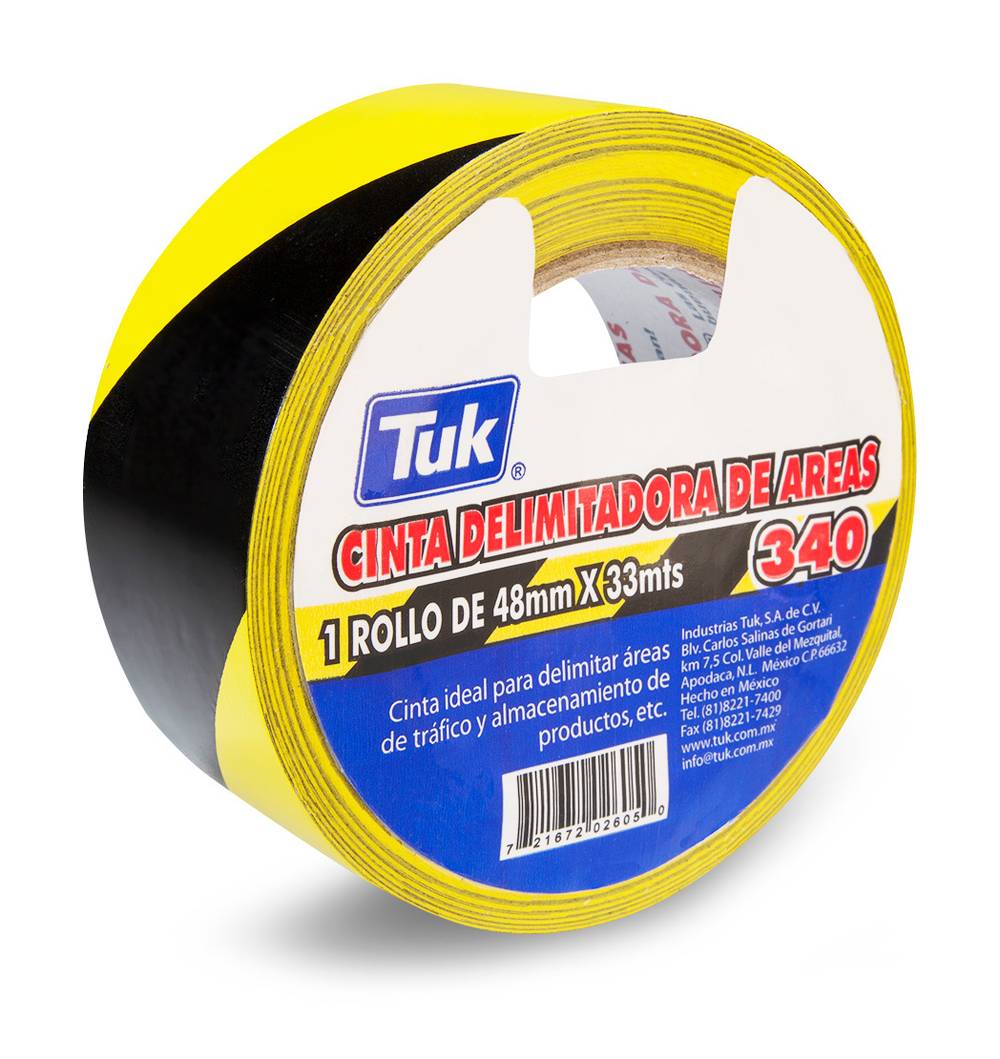 Tuk · Cinta delimitadora amarillo/negro