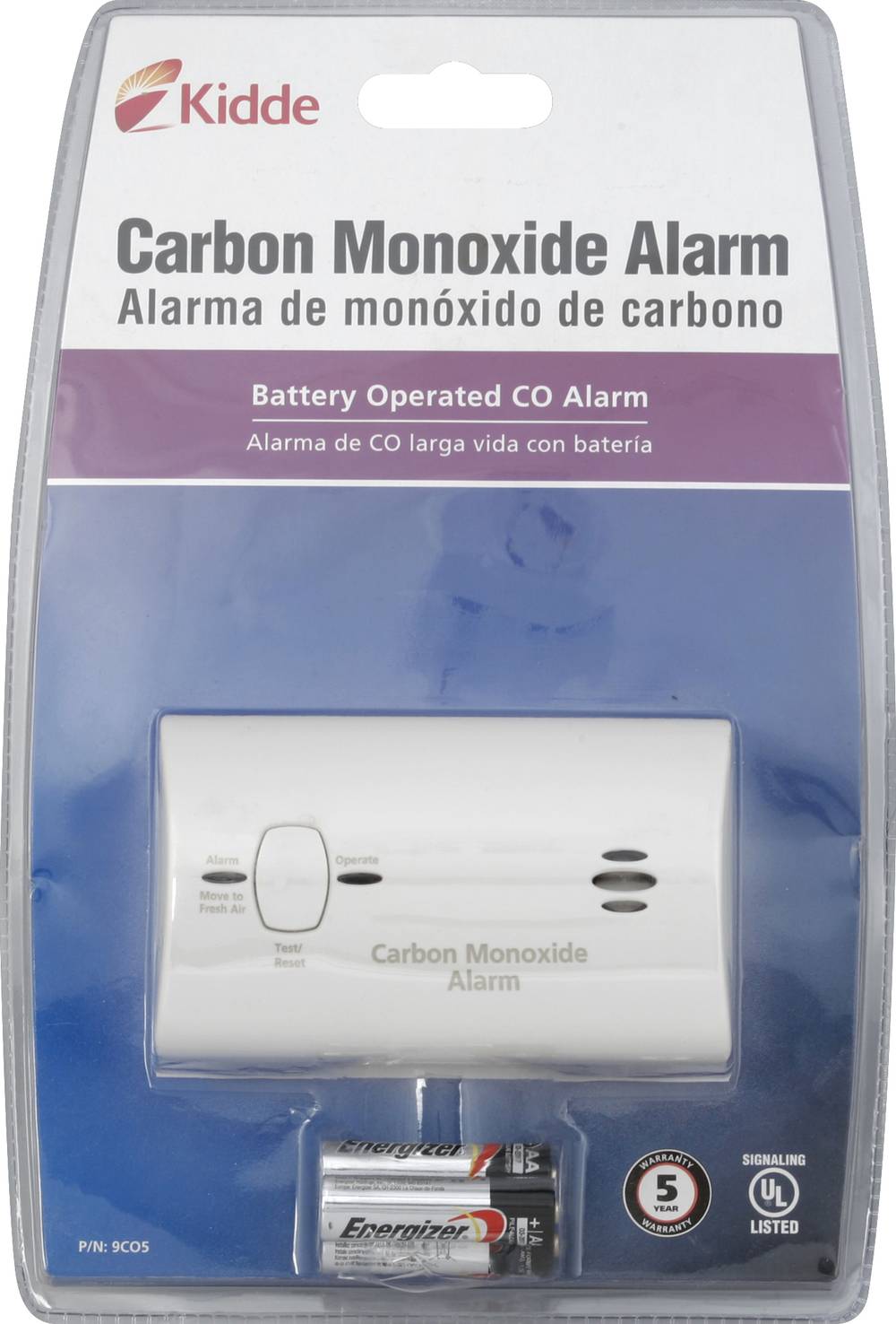 Kidde Carbon Monoxide Alarm (8 oz)