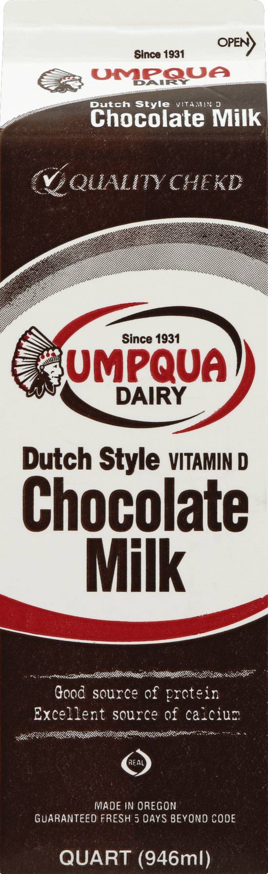 Umpqua Dairy Dutch Style Chocolate Milk (1 quart)