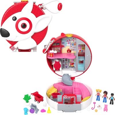 Polly Pocket Target Bullseye Adventure: Doll Playset Ages 4+ (16 ct)
