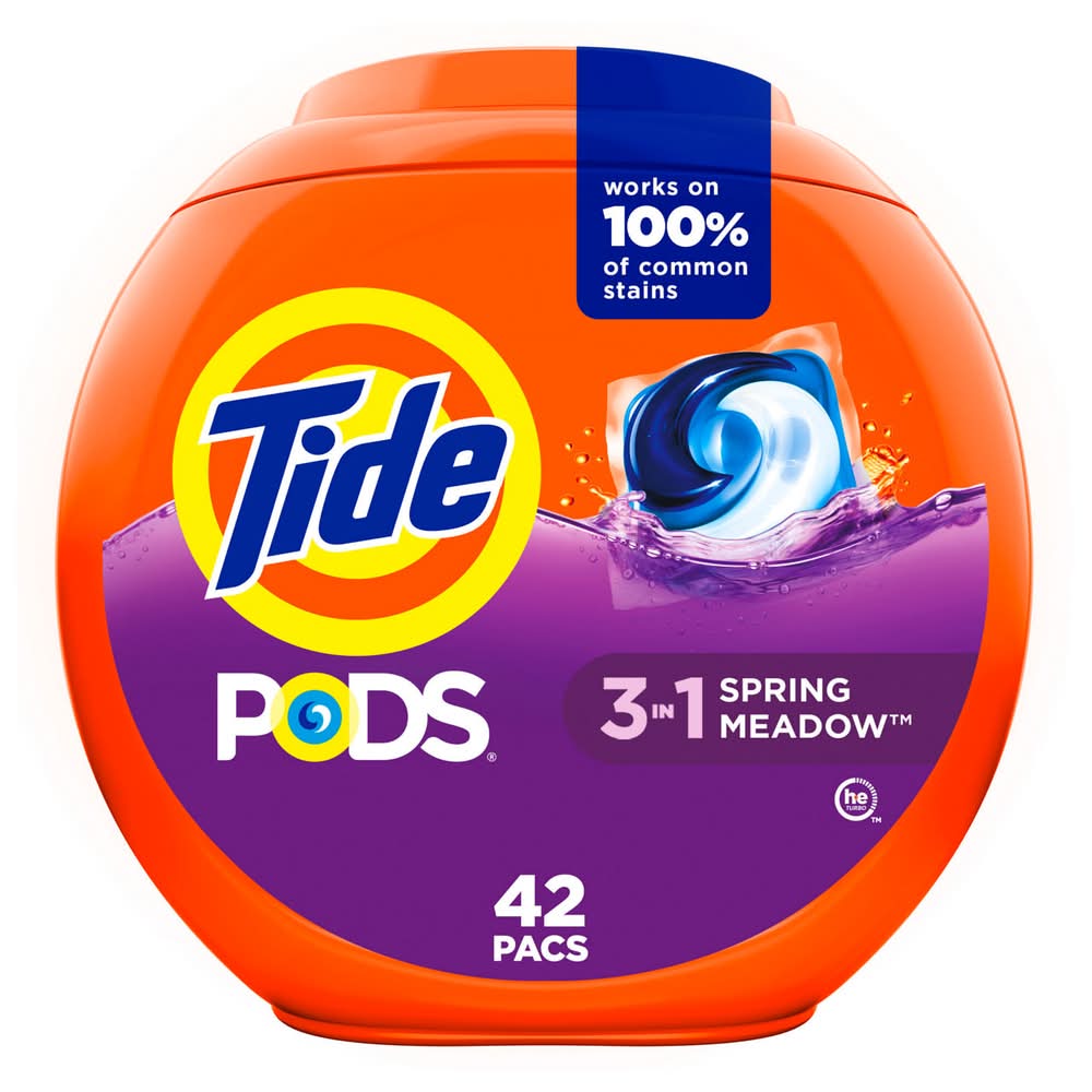 Tide PODs Laundry Detergent, Spring Meadow Scent