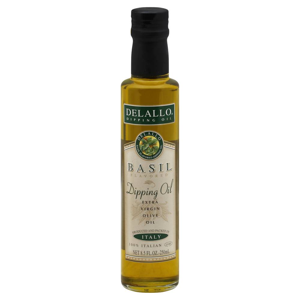 DeLallo Basil Extra Virgin Olive Dipping Oil (8.8 oz)