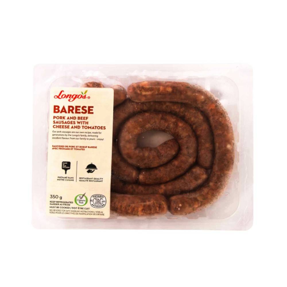 Longo's Barese Pork and Beef Sausage Delivery Near Me Order Online
