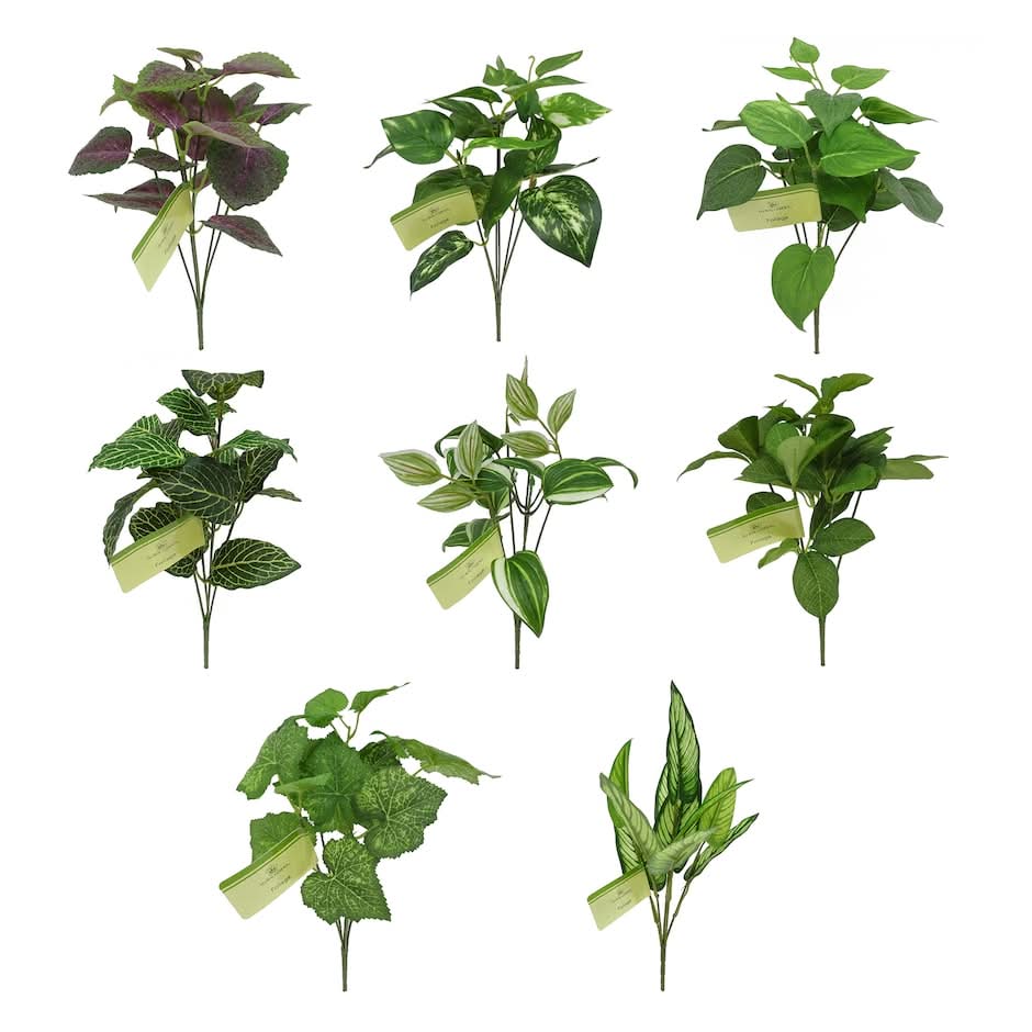 Floral Garden Artificial Greenery Assorted Stem Bushes