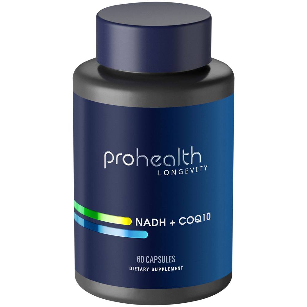 ProHealth Longevity Nadh + Coq10 Supports Energy, Mood & Focus (60 ct)