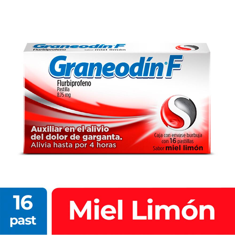 Graneodín · Flurbiprofeno pastillas miel limón 8.75 mg (20 g)