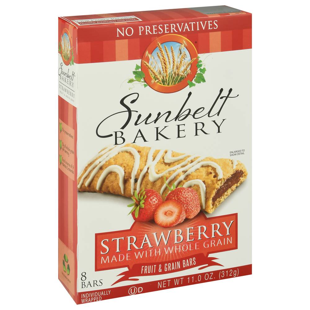 Sunbelt Bakery Soft Baked Bars, Strawberry (1.38 oz, 8 ct)