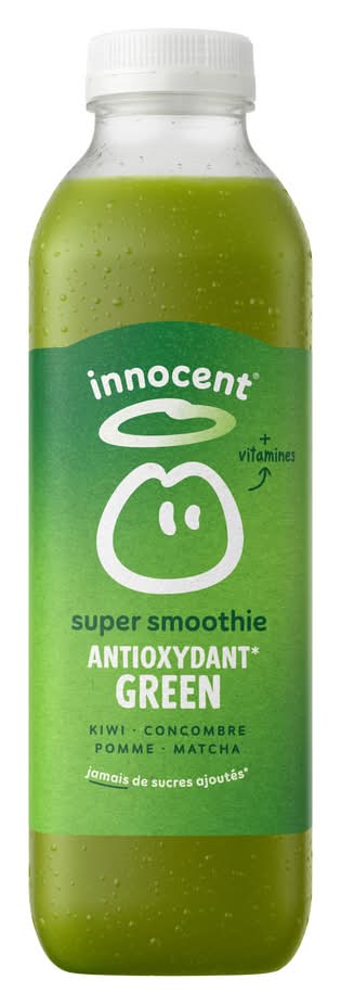 innocent - Super smoothie antioxydant, kiwi-concombre-pomme-matcha (750ml)