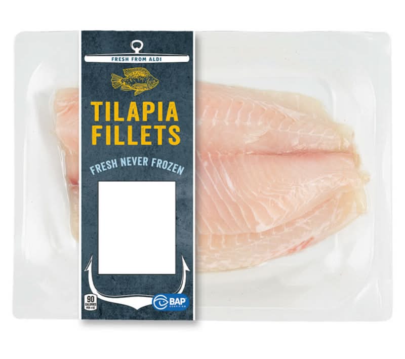 Tilapia Fillets, per lb