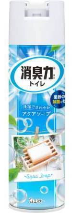 消臭力トイレスプレーアクアソープ３６５ｍＬ:4901070130986