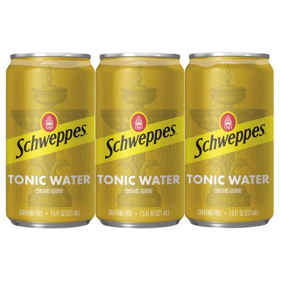Schweppes Tonic Water (6 pack, 7.5 fl oz)