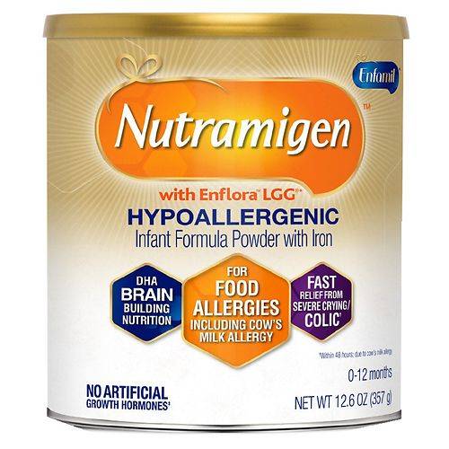 Enfamil Nutramigen Infant Formula Hypoallergenic & Lactose Free with Enflora LGG Powder Can - 12.6 oz