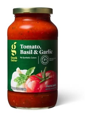 Good & Gather Tomato Pasta Sauce, Basil-Garlic (24 oz)