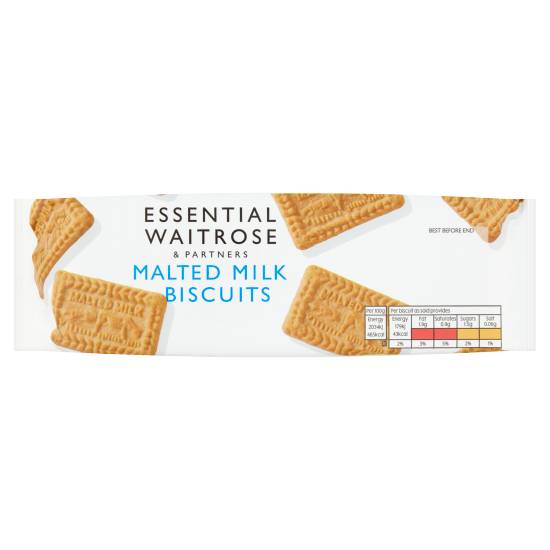 Essential Waitrose & Partners Malted Milk Biscuits