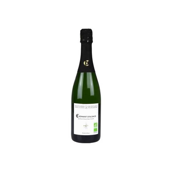 Vin crémant d'Alsace Bio Marché  franprix bio 75cl