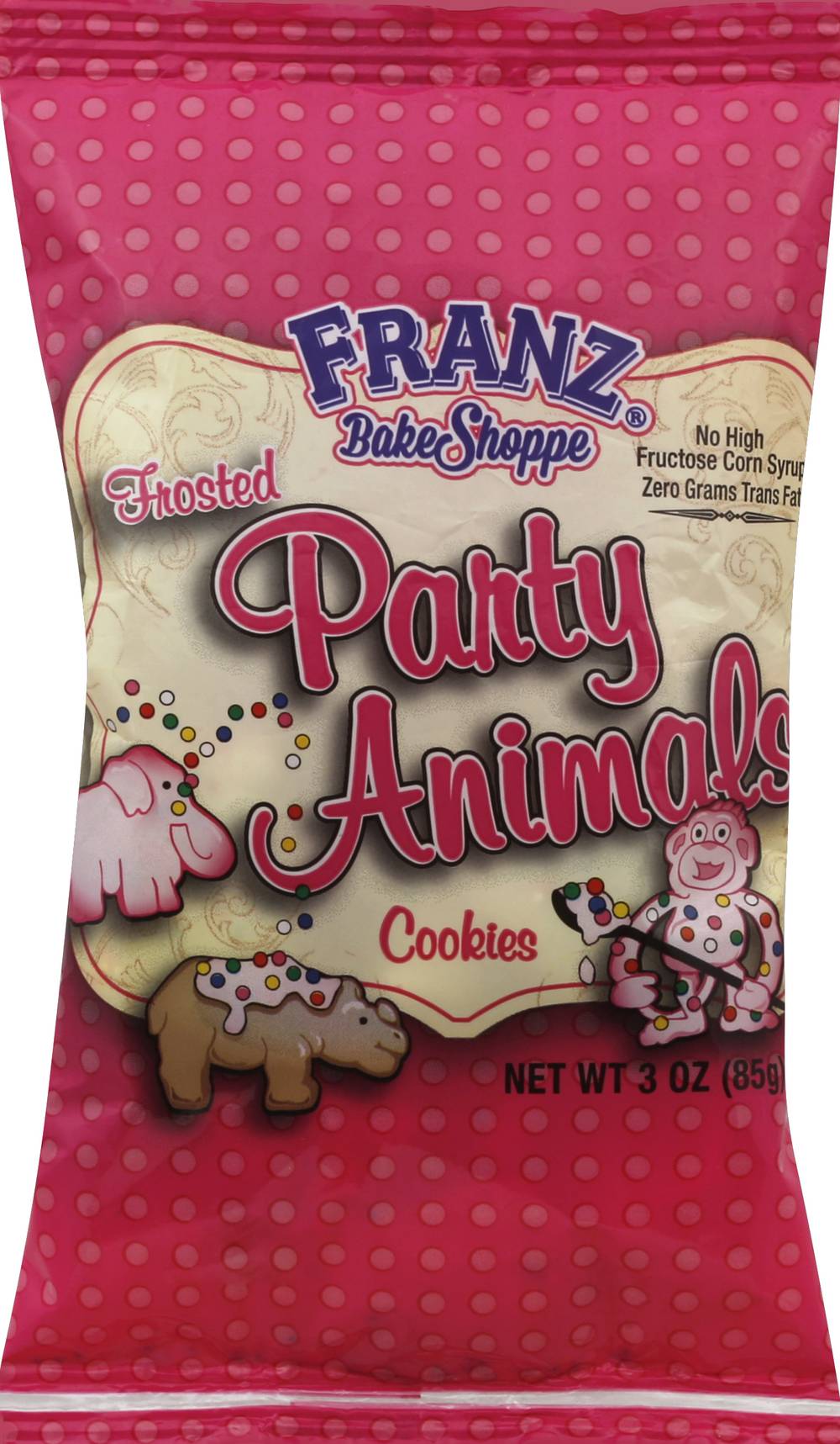 Franz Frosted Party Animals Cookies (3 oz)