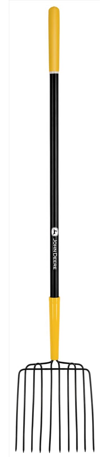 John Deere 10 Tine Steel Bedding Fork 48 In. Fiberglass Handle