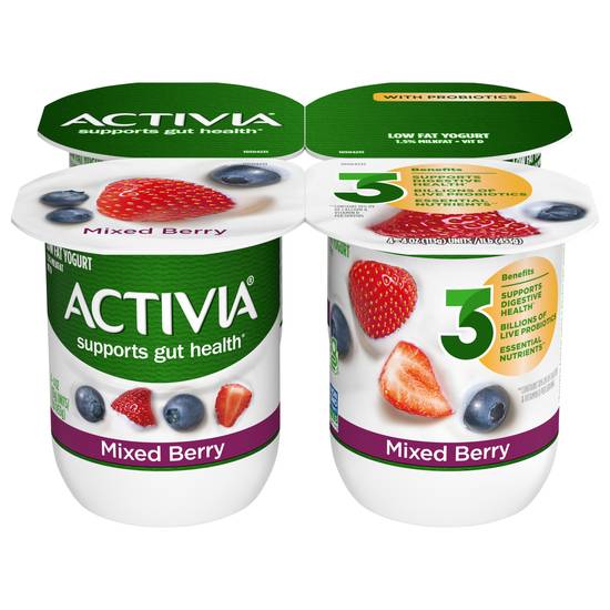 Activia Mixed Berry Yogurt (2 ct)