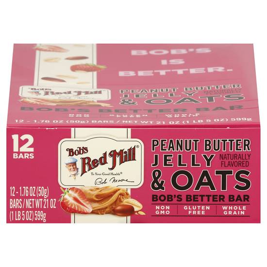 Bob's Red Mill Peanut Butter Jelly & Oats Bar
