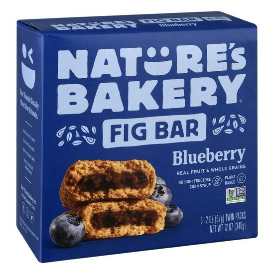 Blueberry Fig Bars Nature's Bakery 6 x 2 oz