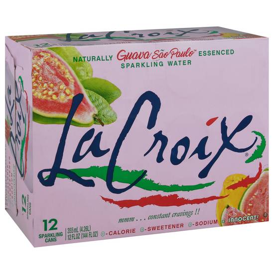 Lacroix Guava Sparkling Water (12 ct, 12 fl oz)