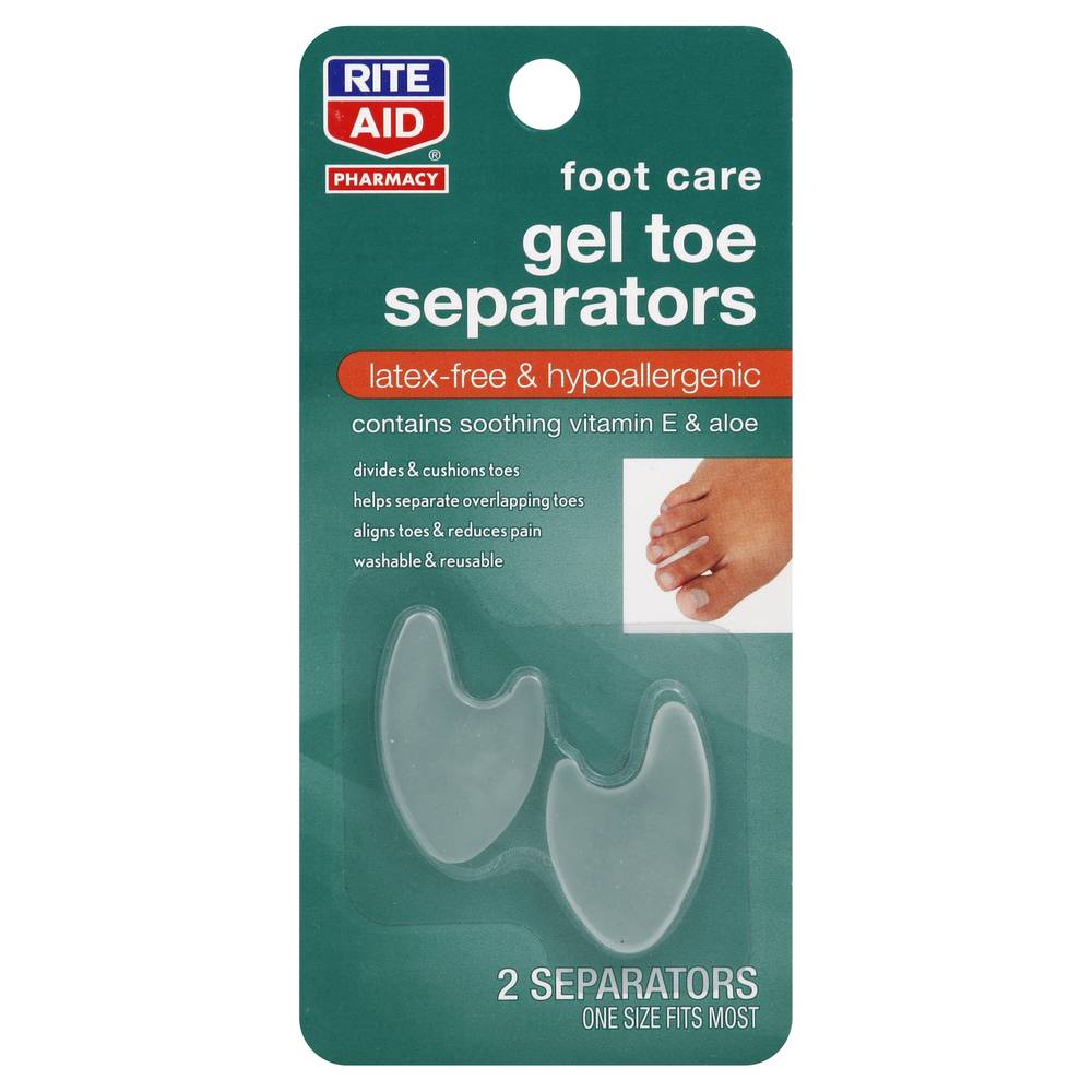 Rite Aid Pharmacy Gel Toe Separators