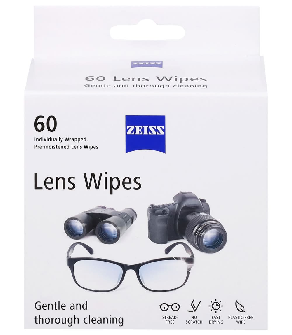 Zeiss Lens Wipes (21 lbs, 60 ct)