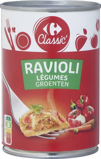 Carrefour Classic' - Plat cuisiné ravioli légumes (400g)