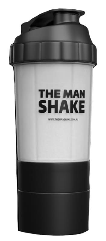 The Man Shake Black Shaker 600ml