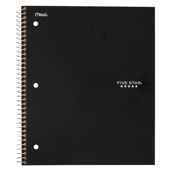 Five Star College Ruled Spiral Notebook