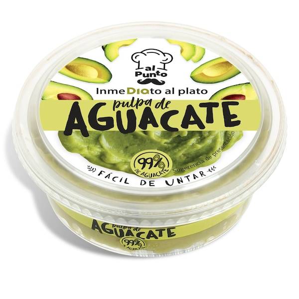 Pulpa aguacate al Punto Tarrina (125 g)