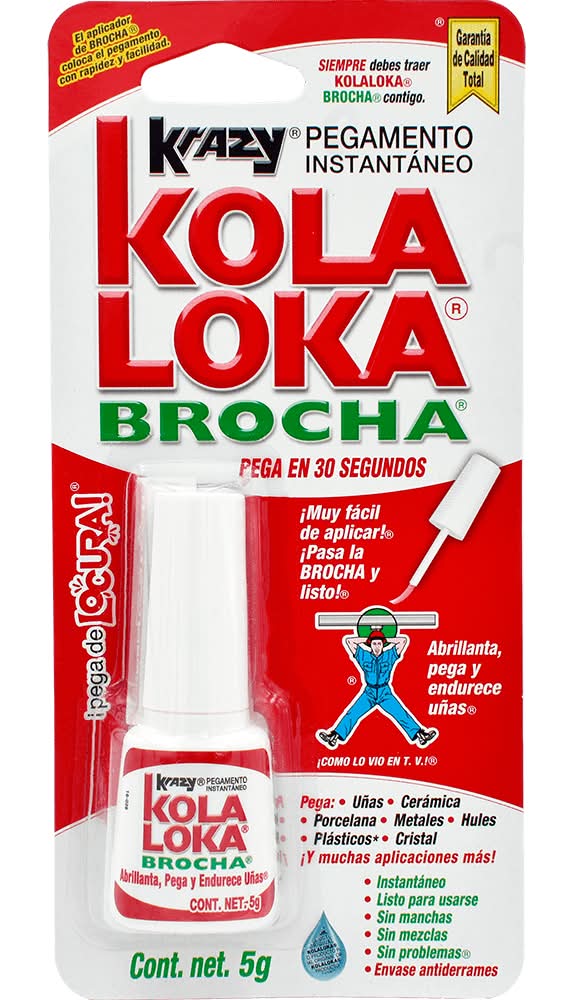 Kola Loka · Pegamento instantáneo con brocha (5 g)