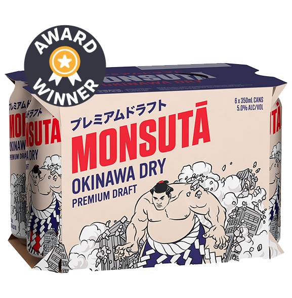 Monsuta Okinawa Lager Can 6x350ml