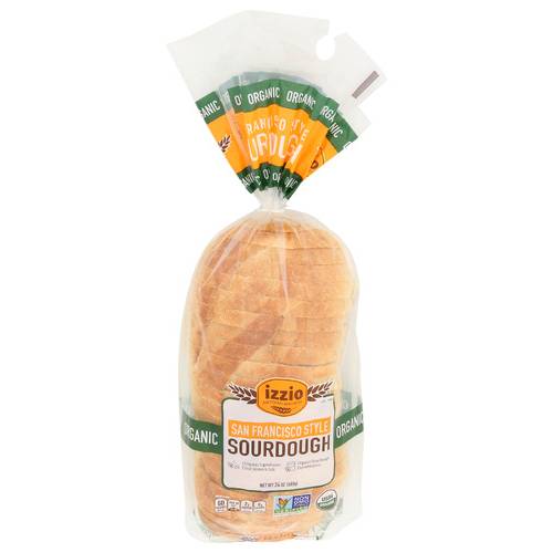 Izzio Artisan Bakery Organic SF Style Sliced Sourdough Bread