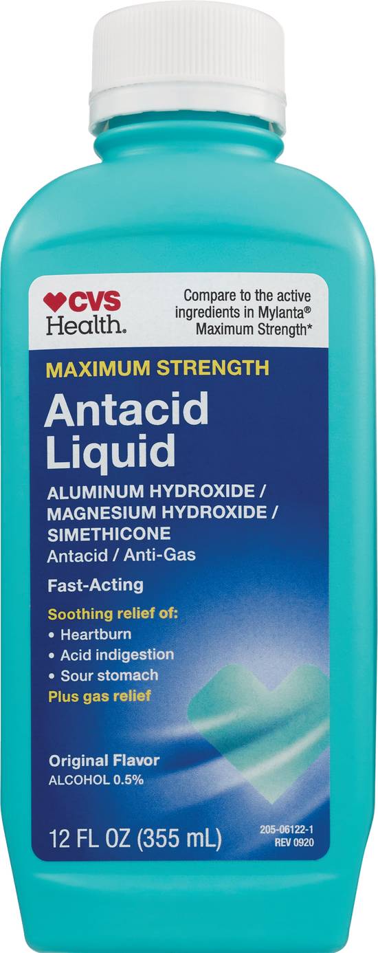 Cvs Health Maximum Strength Antacid Liquid Original