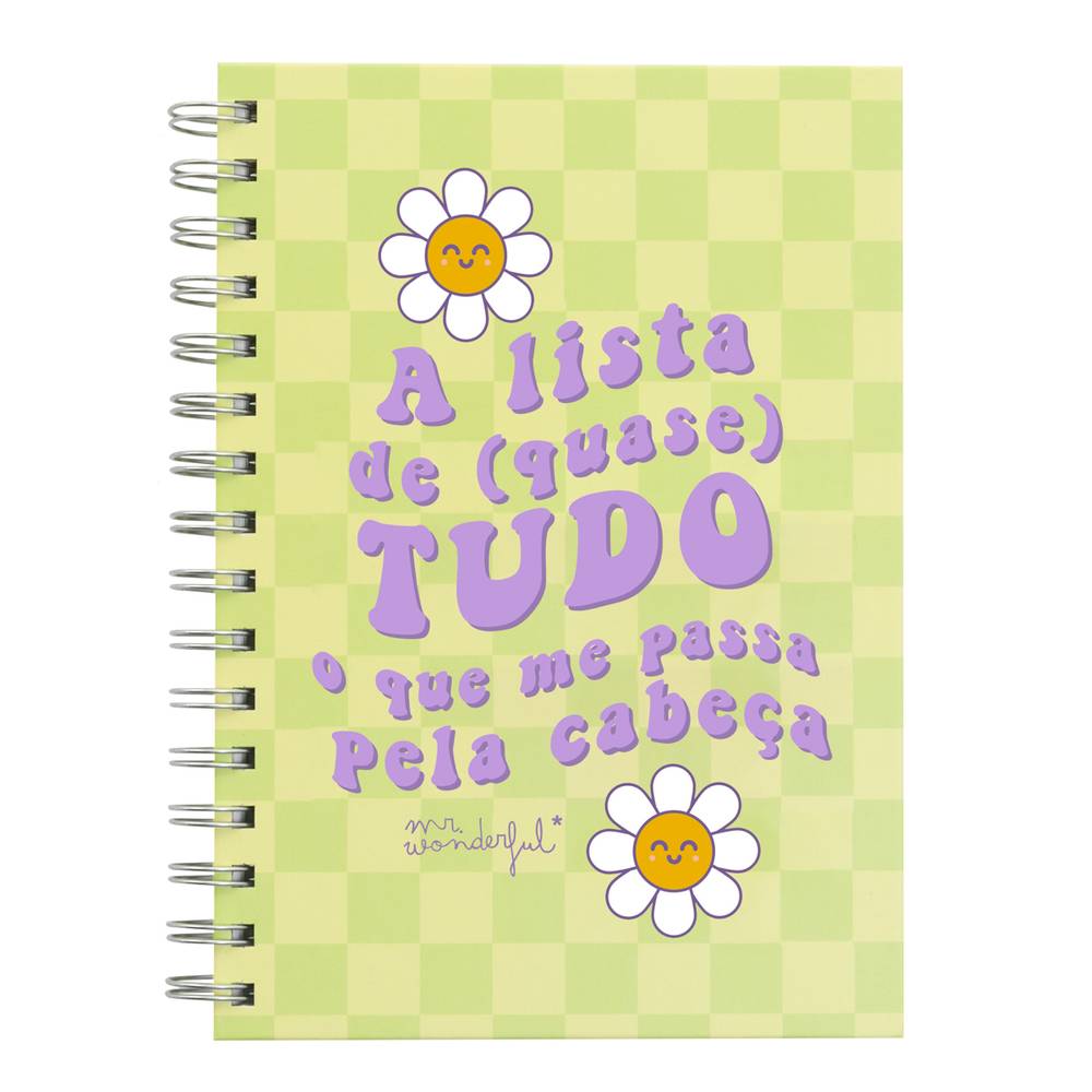 Caderno A Lista De (Quase) Tudo O Que Me