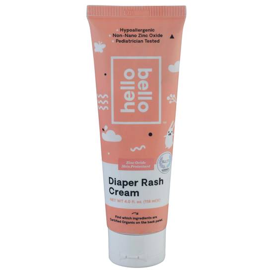Hello Bello Diaper Rash Cream With Zinc Oxide (4 fl oz)