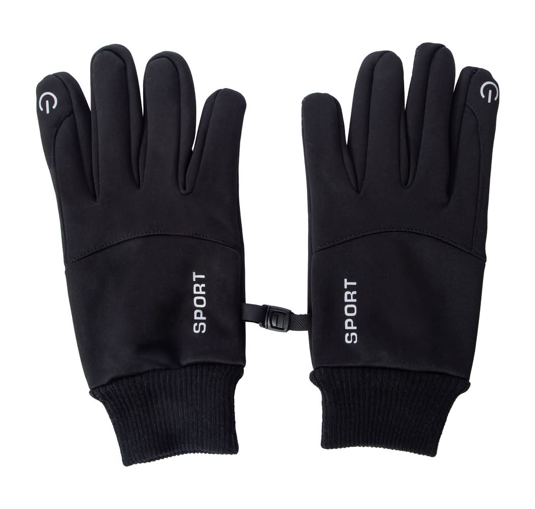 Young Mens Sports Gloves 1-Pair S/M Black