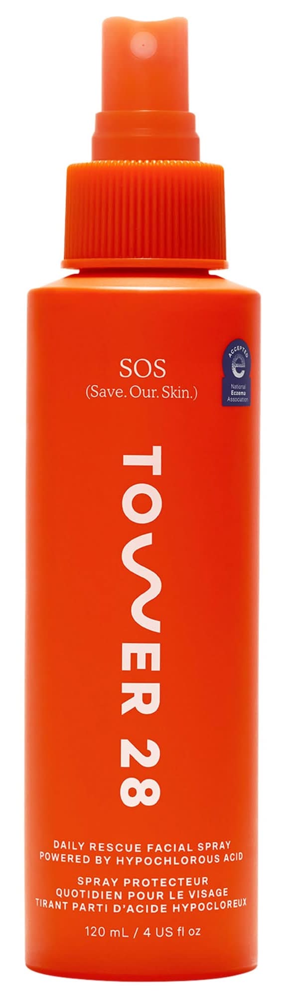 Tower 28 Beauty SOS Daily Hypochlorous Acid Spray for Breakouts & Redness 4 oz/ 120 mL