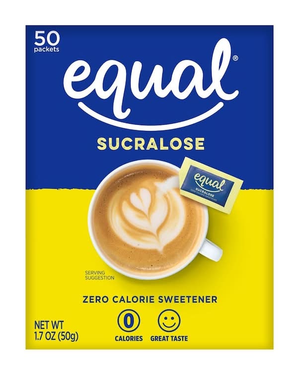 Equal Sucralose Sweetener (1.7 oz, 50 ct)