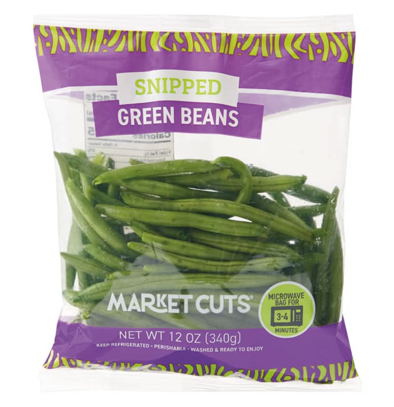 Market Cuts Snipped Green Beans (12 oz)