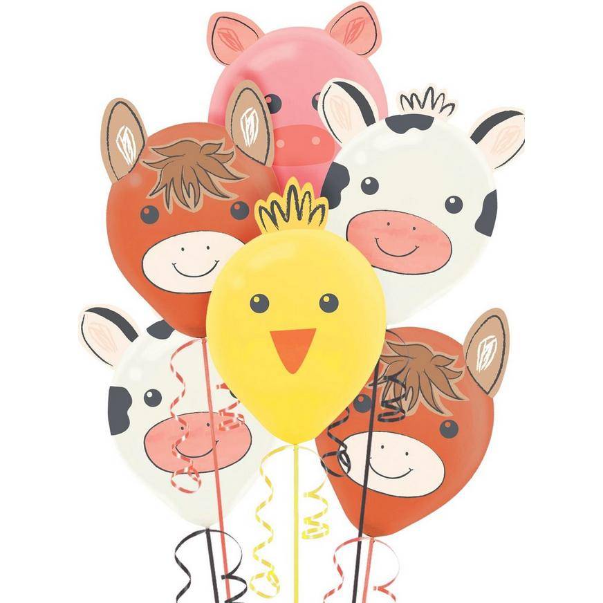 Uninflated Friendly Farm Balloon Decorating Kit