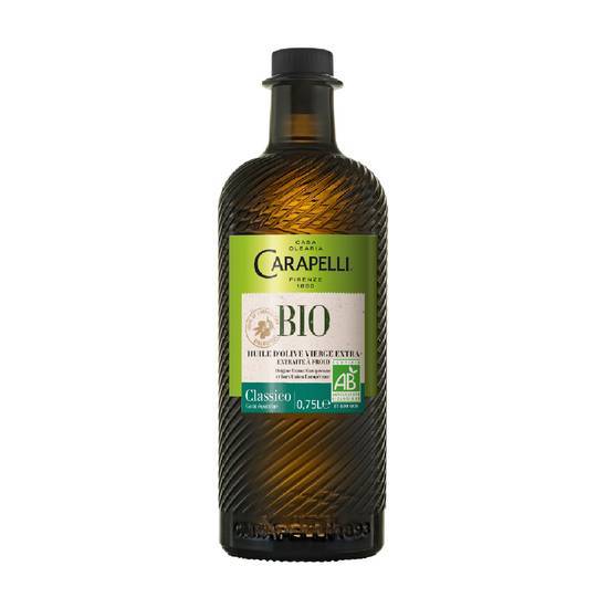 Carapelli huile d’olive vierge extra bio classico (75 cl)