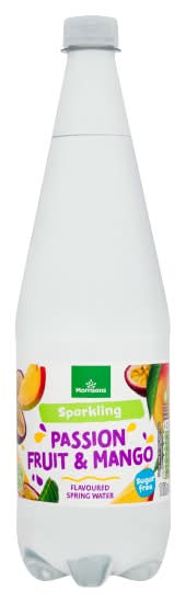 Morrisons Passion Fruit & Mango, Sparkling Spring Water (1L)