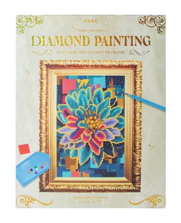 Avec Make Your Own Diamond Painting Flower