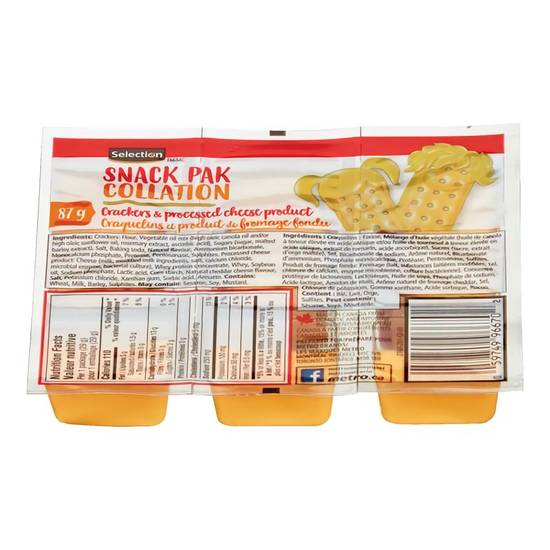 Selection Crackers & Cheese Snacks (87 g)