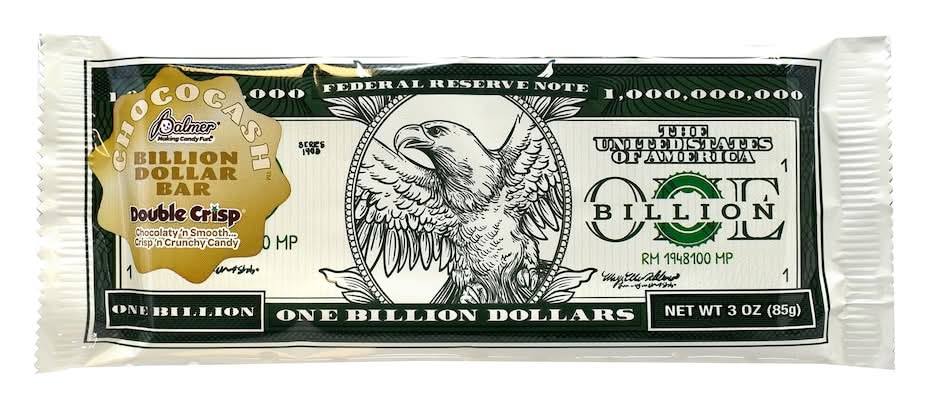 Palmer Chococash Double Crisp One Billion Dollar Bar (3 oz)