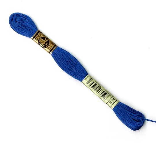 Dmc 6 Strand Embroidery Floss, Blue