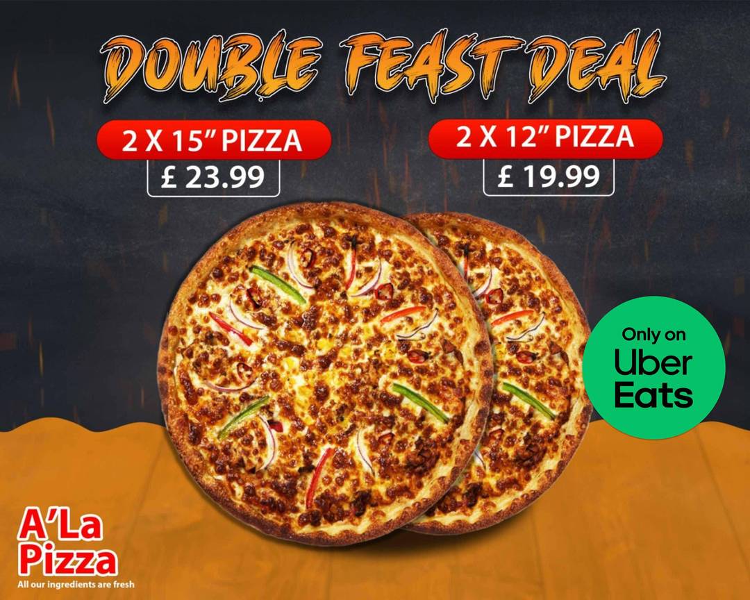A'la Pizza Menu Takeaway in London Delivery menu & prices Uber Eats