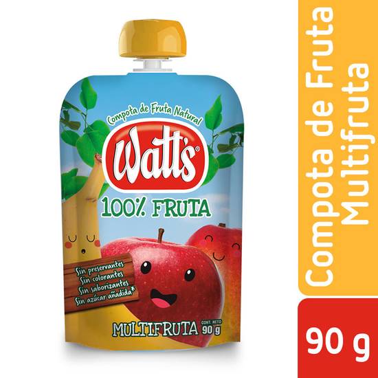 Watt's compota multifruta (pouch 90 g)